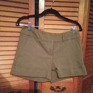 New York And Company Olive Green Women's Shorts